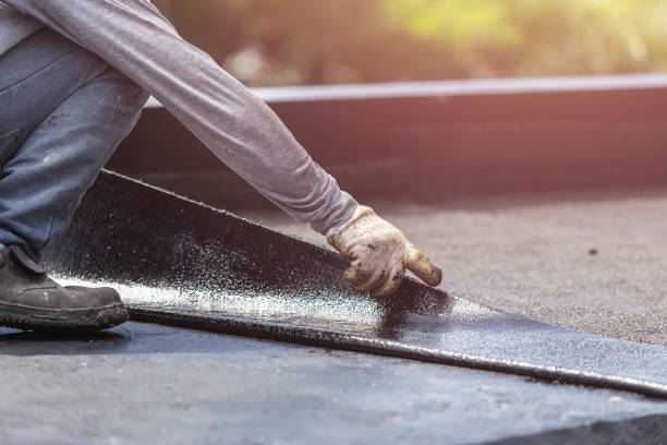 Professional Emergency Waterproofing technician working in Mendon, MI